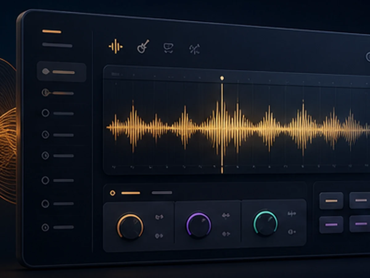Acoustic Music Generator preview interface