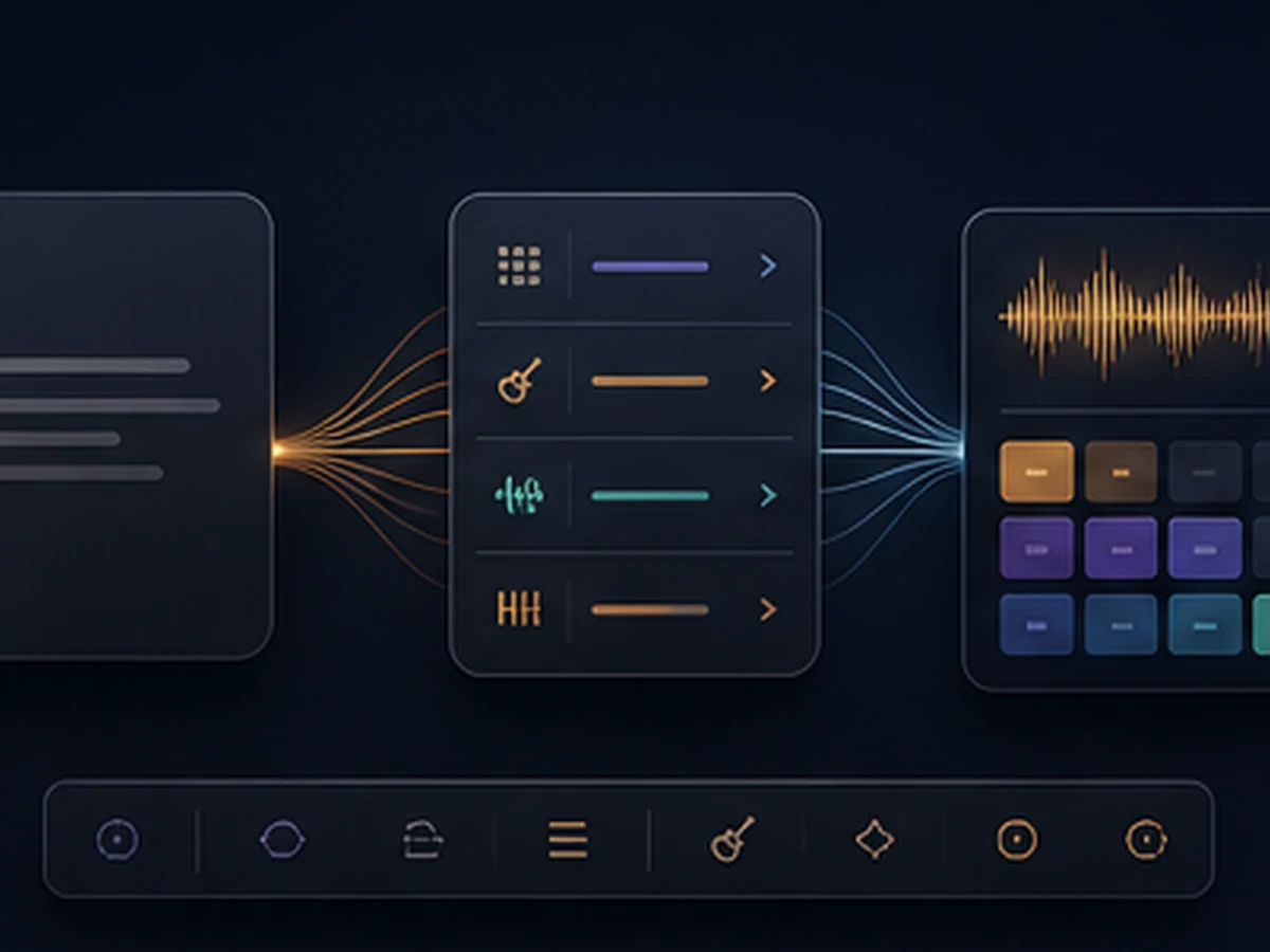 Acoustic Music Generator idea 1 visual