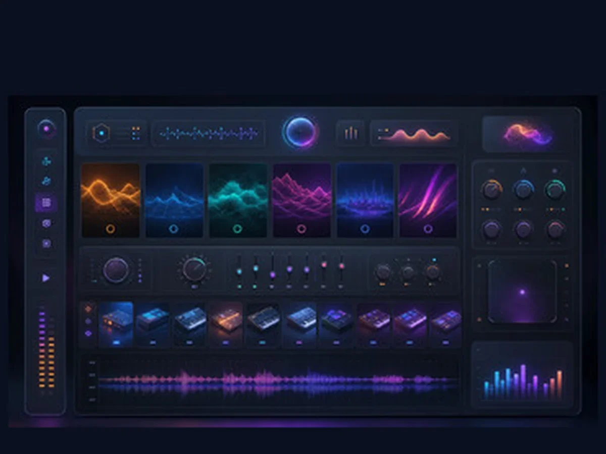 AI Electronic Music Generator planned workflow