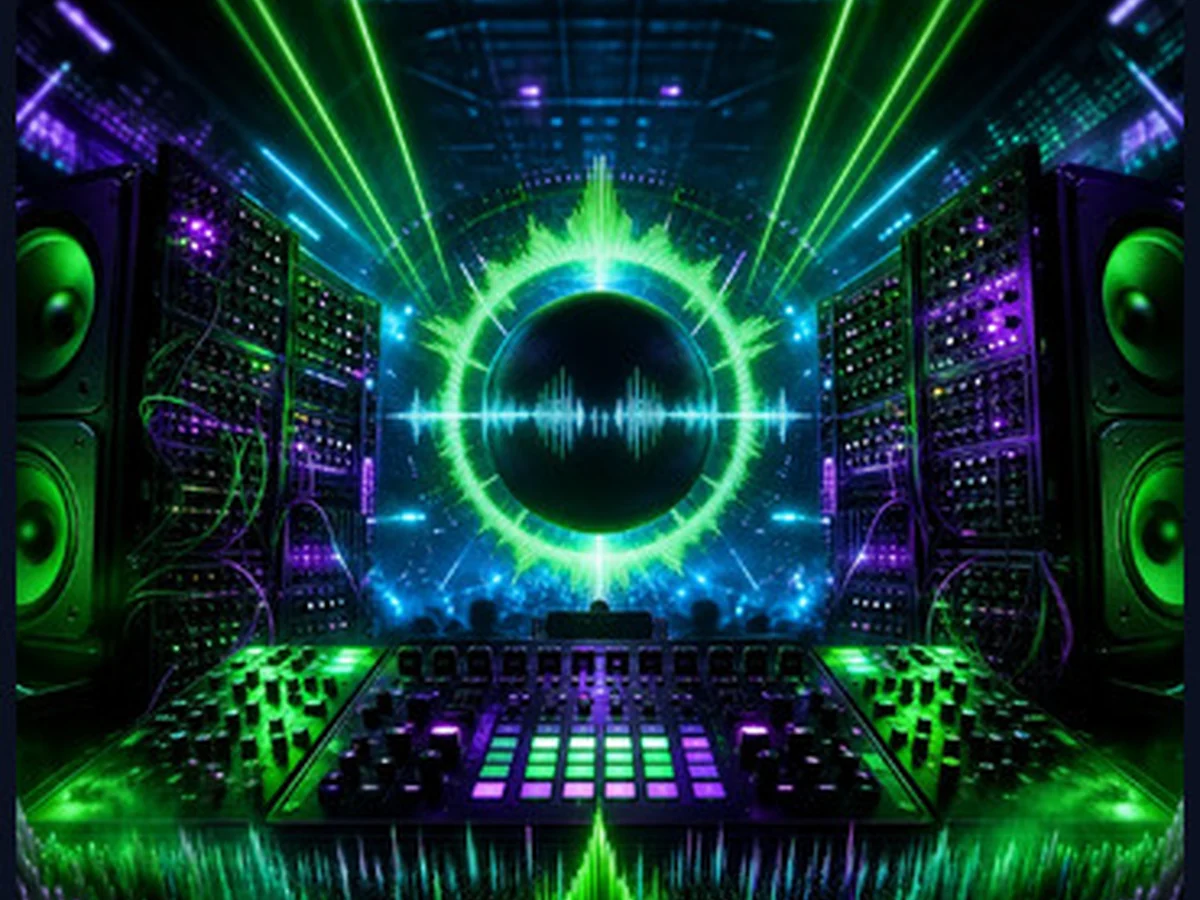 AI Electronic Music Generator idea 1 visual