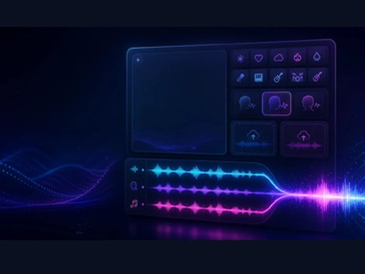 AI Music Generator With Vocals preview interface