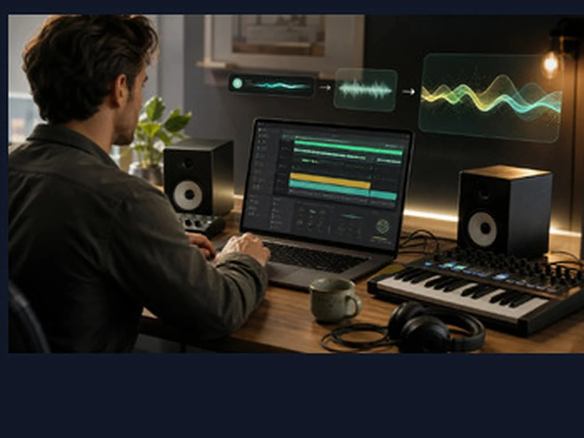 AI Music Generator generation interface