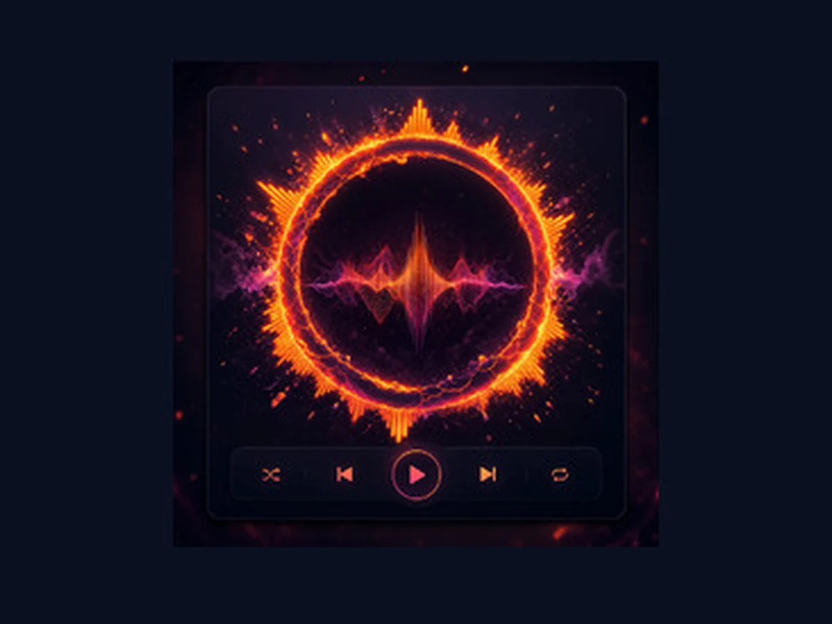 AI Music Visualizer idea 1 visual
