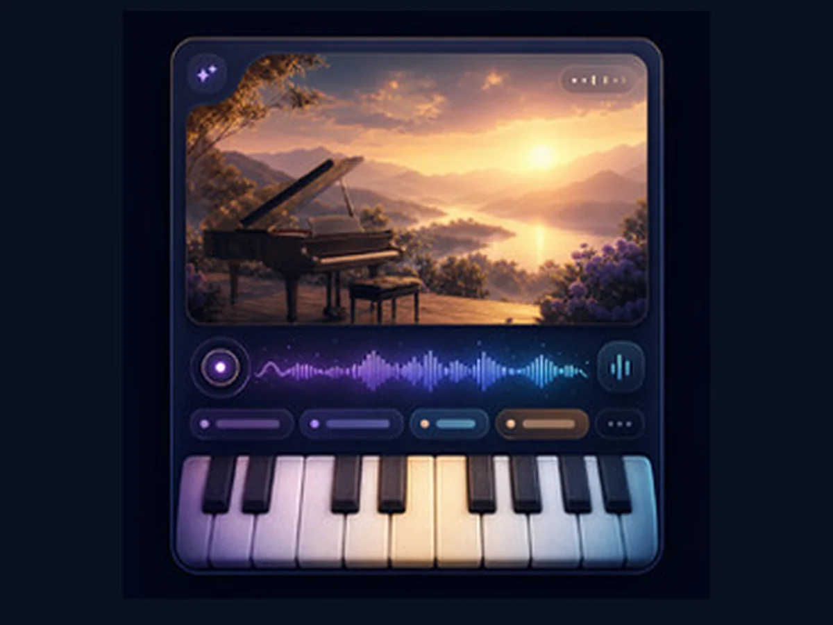 AI Piano Generator idea 1 visual