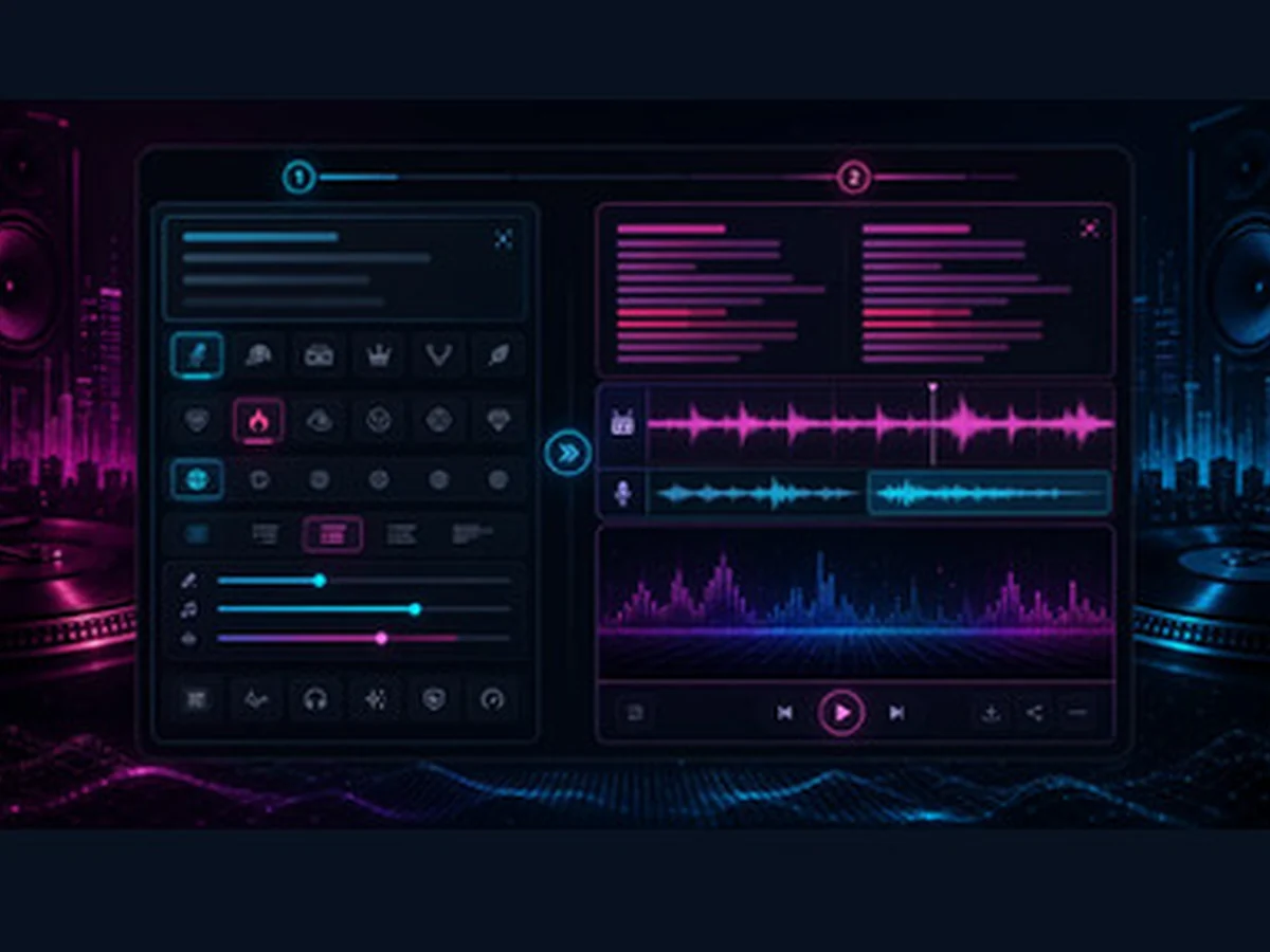 AI Rap Generator preview interface