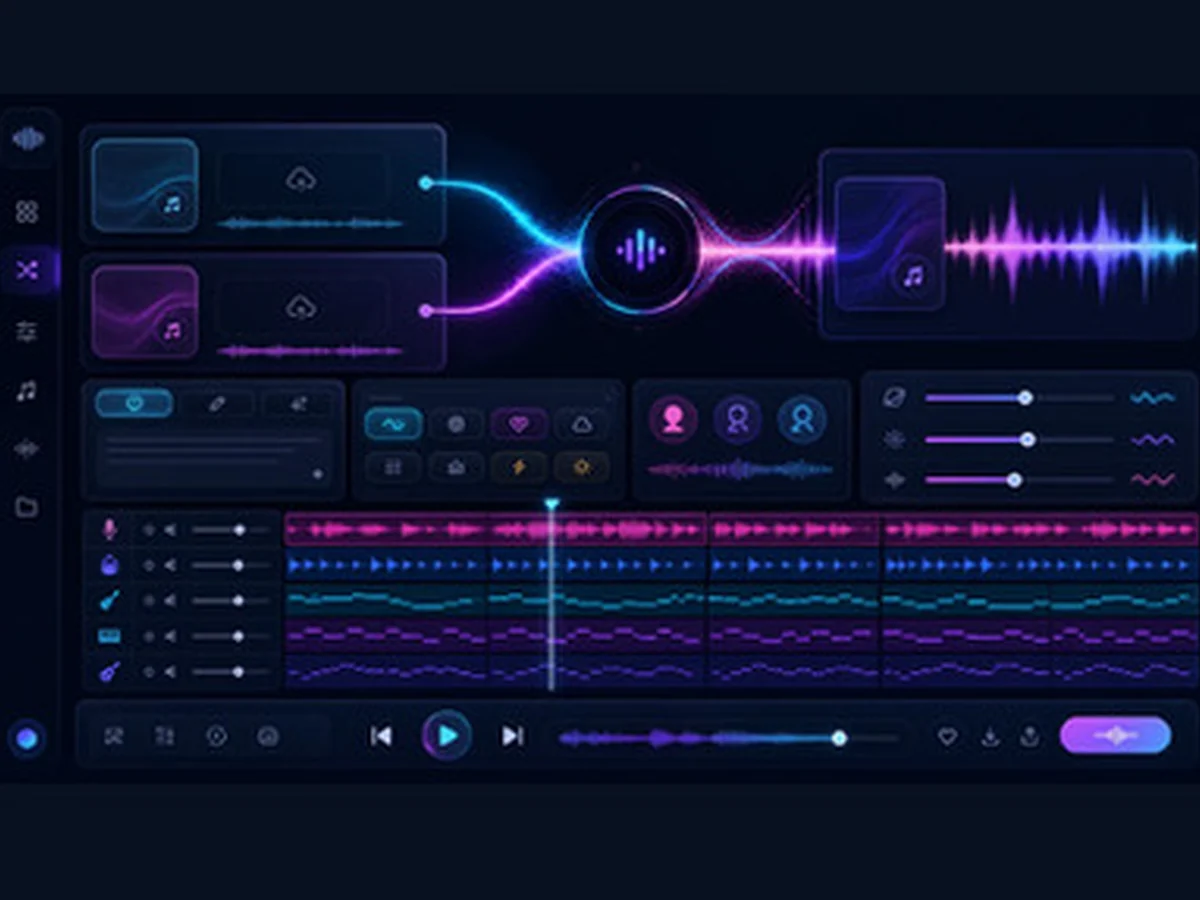 AI Remix Generator preview interface