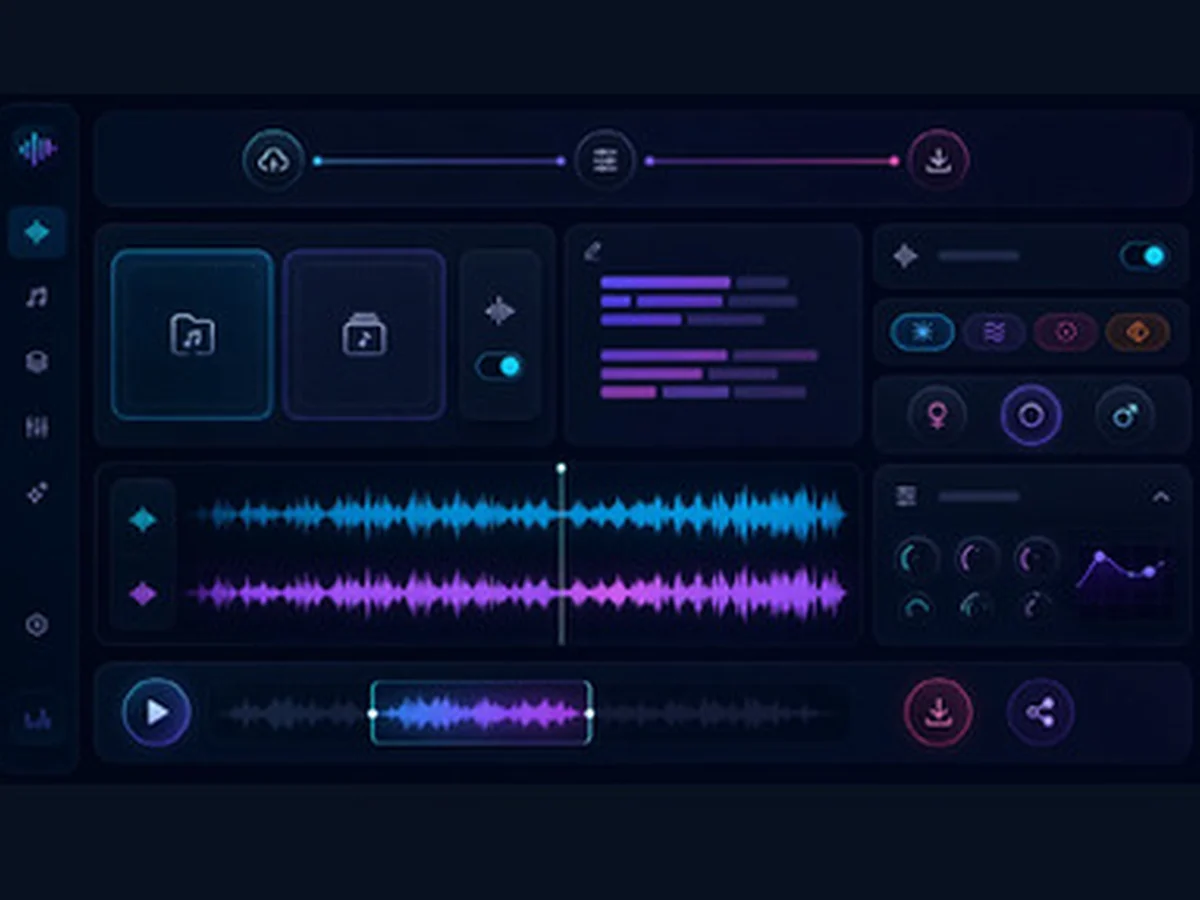 AI Remixer preview interface