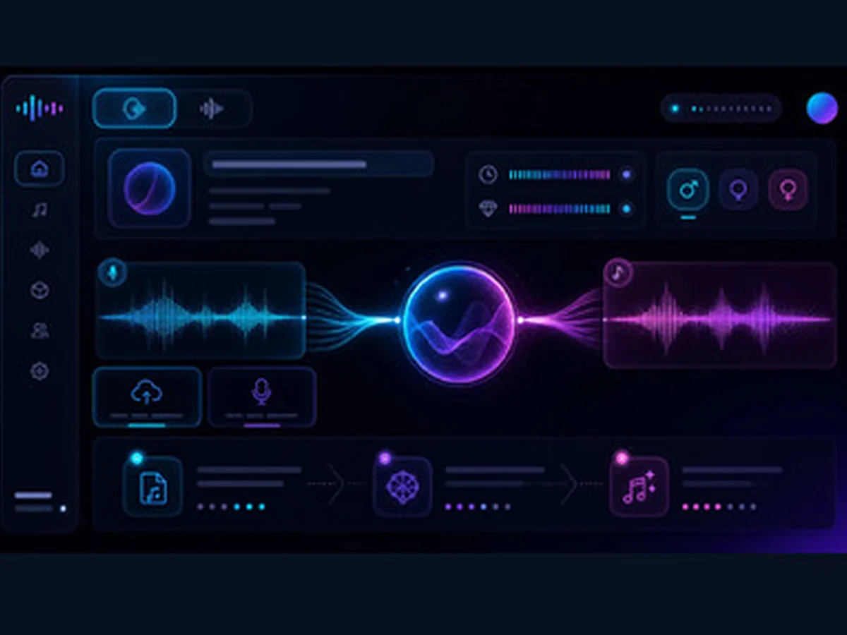 AI Singing Voice Generator preview interface