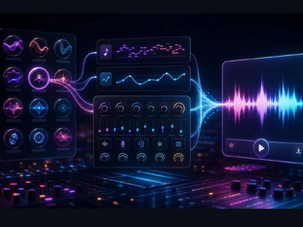 AI Song Singer preview interface