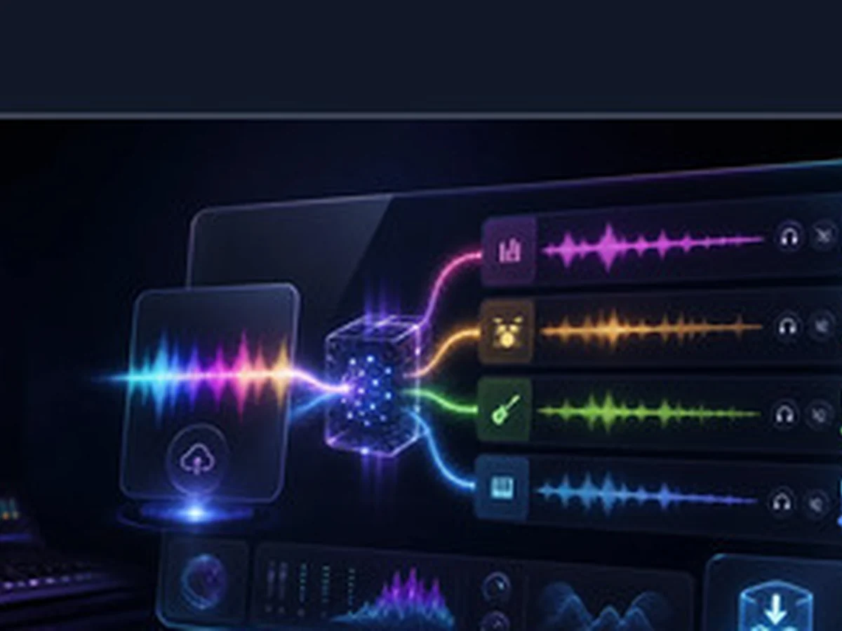 Audio Voice Remover preview interface