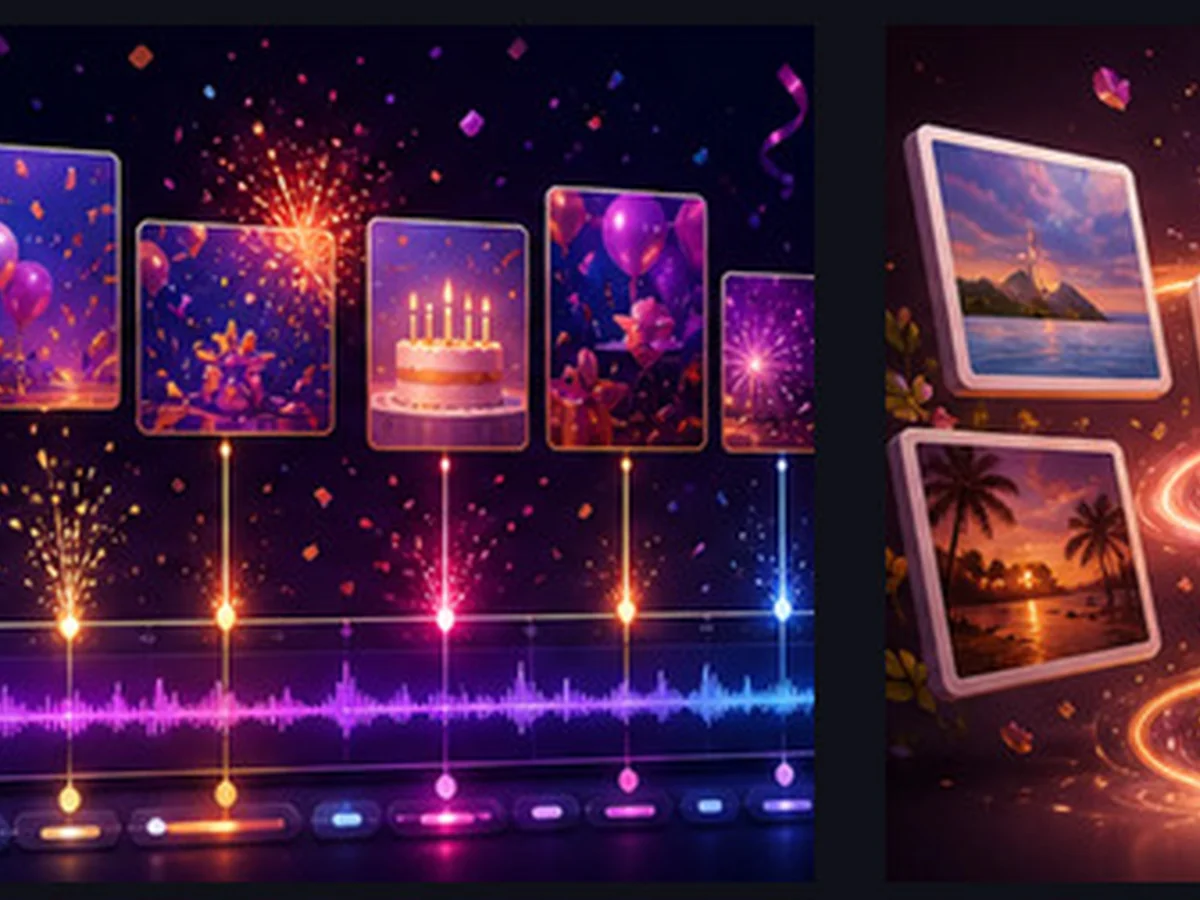Birthday and Event Video Maker idea 1 visual