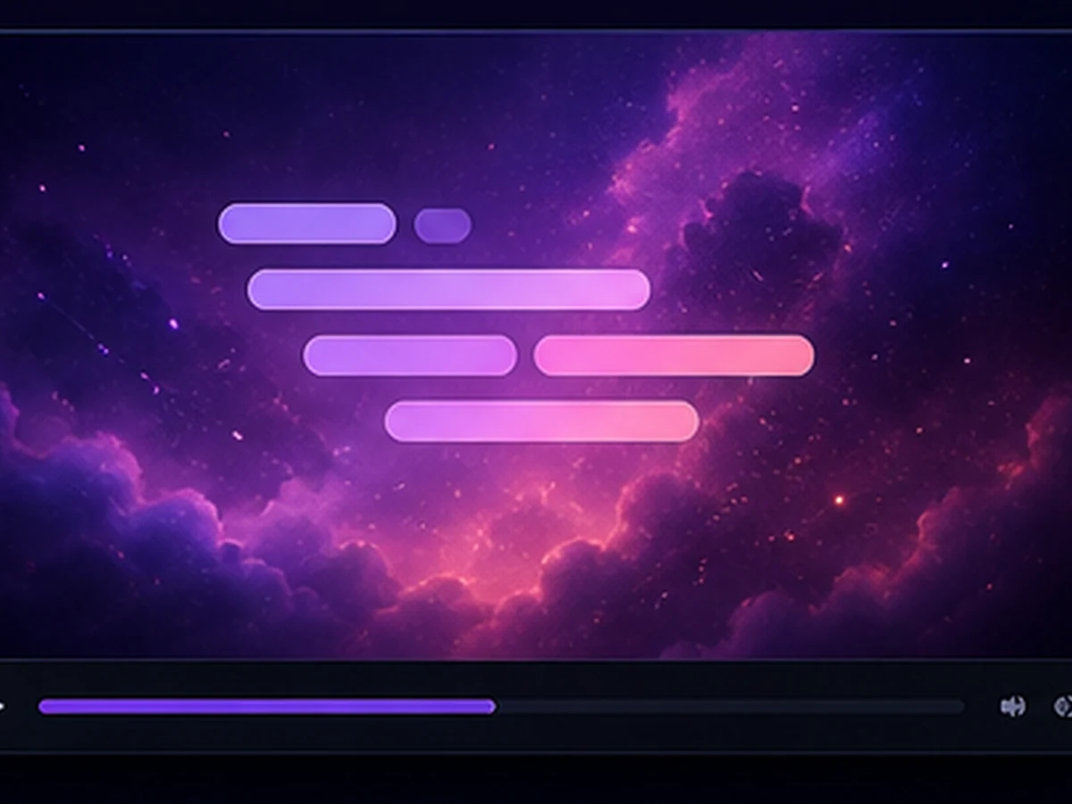 Lyric Video Maker idea 3 visual