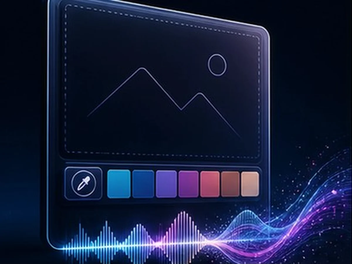 Photo to Music Generator preview interface