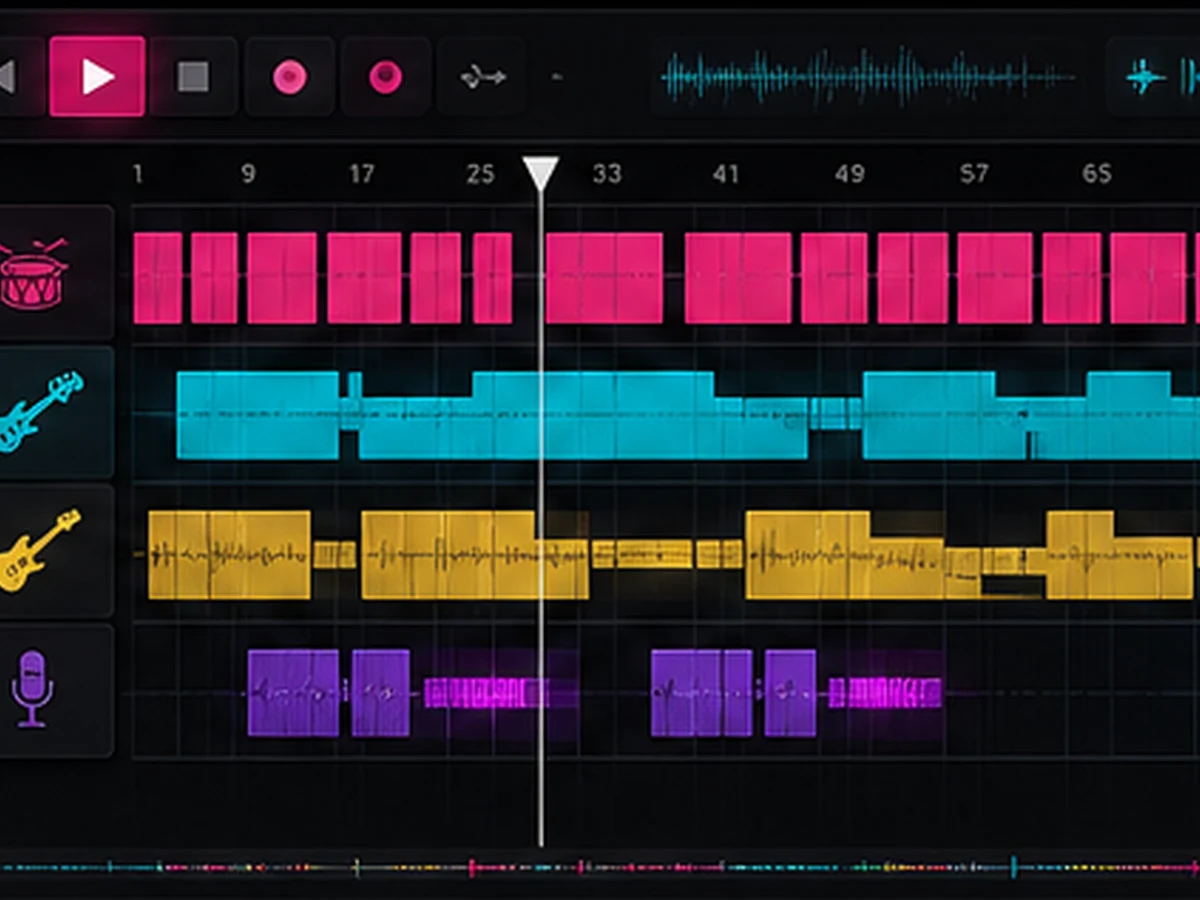 Punk Music Generator idea 2 visual