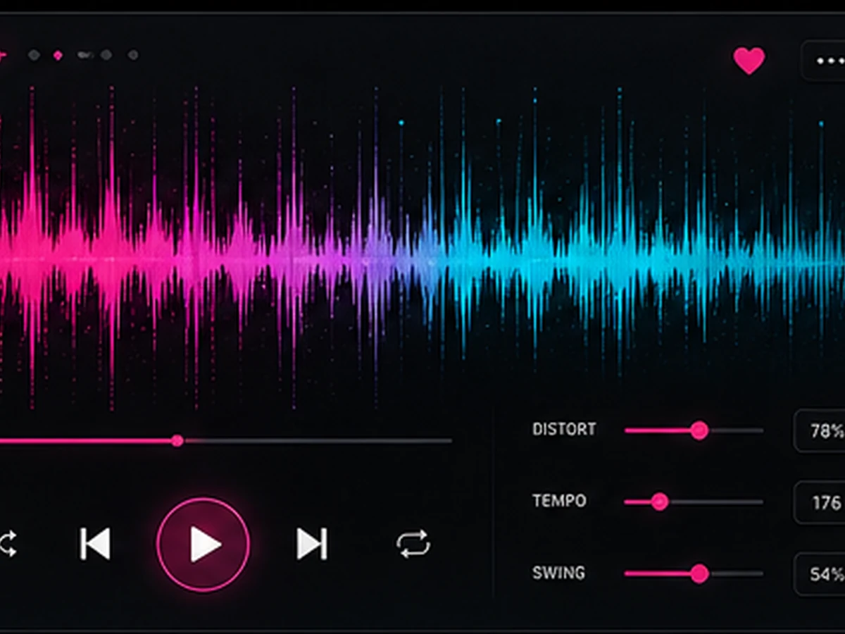 Punk Music Generator idea 3 visual