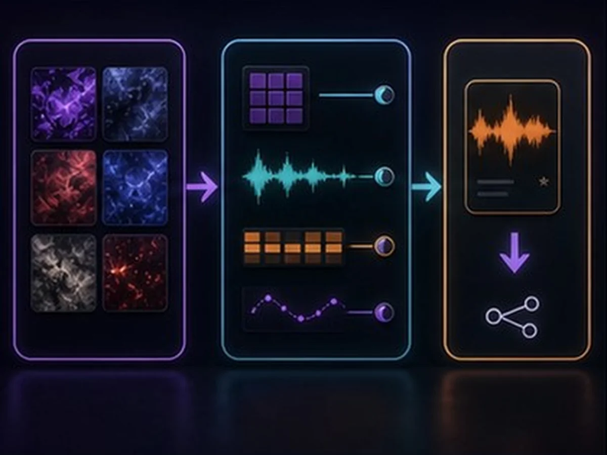 A workflow shaped around the task visual