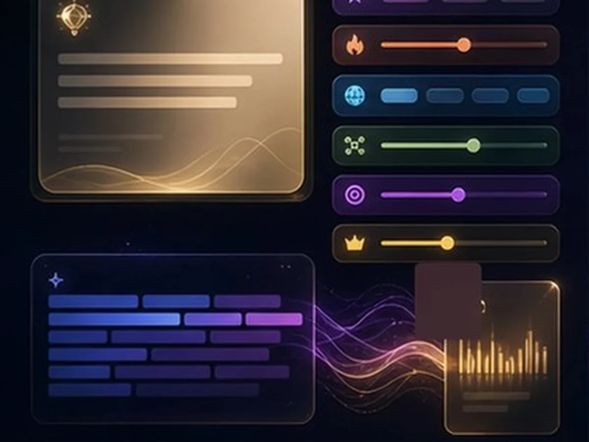 Rap Lyrics Generator preview interface