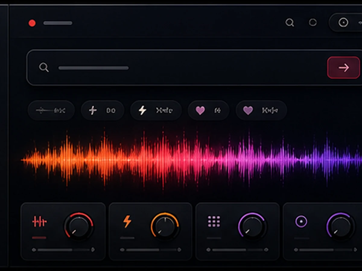 Rock Music Generator preview interface