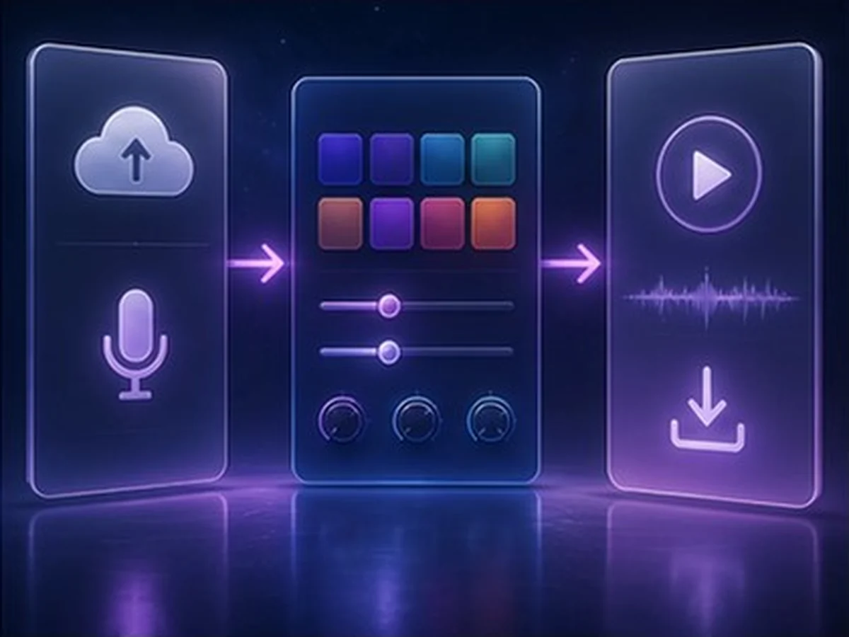 A workflow shaped around the task visual
