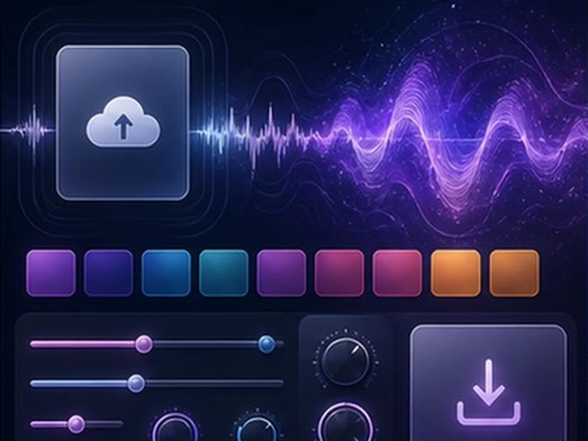 Slowed and Reverb Generator preview interface
