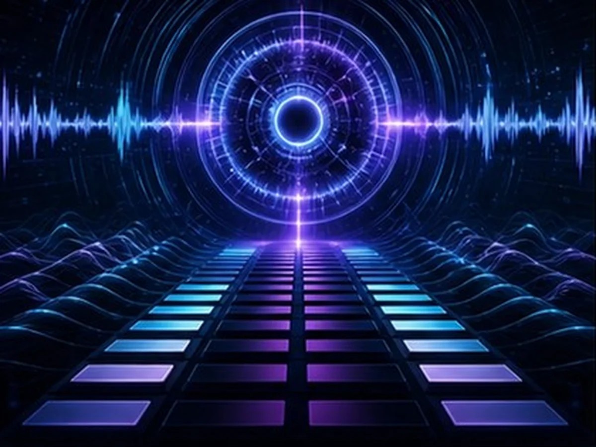 Techno Music Generator preview interface