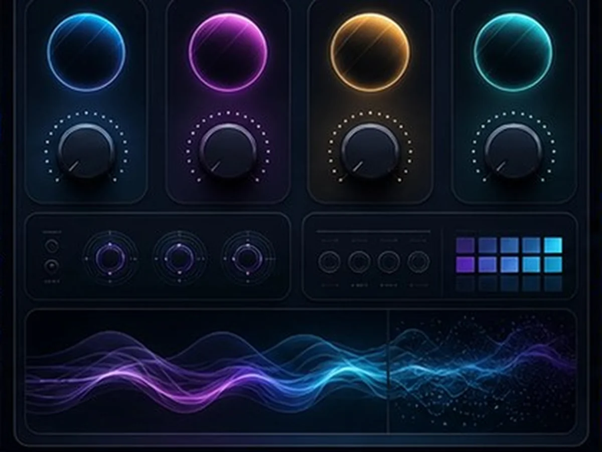 Techno Music Generator idea 1 visual