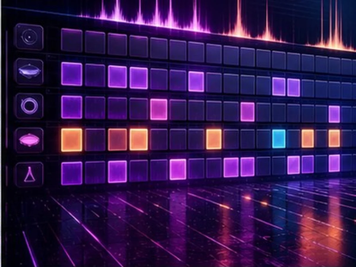 Techno Music Generator idea 3 visual